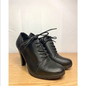 Laced High Heel Boots